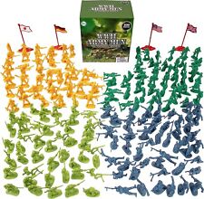 SCS Direct 200+ Piece Set of Army Soldiers World War II Big Bucket Army Men JP picture