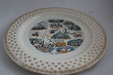 Vintage Historical Landmark Kansas State Plate Knowles China picture