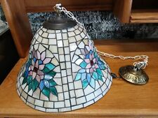  TIFFANY STYLE STAINED GLASS PENDANT Hanging Light 19