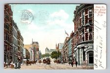 Albany NY- New York, State Street, Advertisement, Antique Vintage c1906 Postcard picture