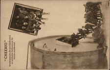 World War I WWI French Soldiers Enter Battlement Tanker Vintage Postcard picture