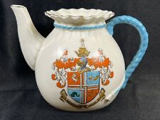 VTG W H GOSS CHINA BAGWARE SMALL TEAPOT WITH RAMSGATE KENT  CREST No Lid picture