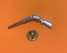 BROKEN SHOTGUN PEWTER PIN BADGE BROACH LAPEL IN A GIFT POUCH HUNTING SHOOTING picture