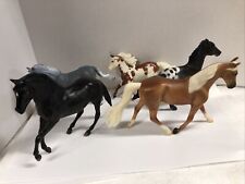Assortment Of Plastic Horses Including Two Breyer Horses picture