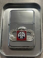 Military Star Lighter 82nd Airborne Division Chrome Lighter  picture