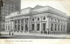 c1907 Printed Postcard; First National Bank Minneapolis MN unposted picture