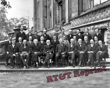 1927 Solvay Conference with Marie Curie & Einstein Photo picture