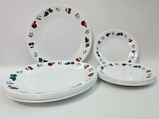 12 Piece Set Corelle Berries & Cherries Dishes Salad & Dinner Plates picture