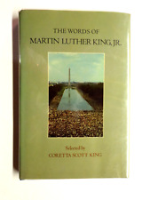(1983) Words of Martin Luther King Jr.. NEW  HCDJ .. SIGNED  Coretta Scott King picture