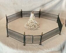 Antique Victorian Wrought Iron Fence For Christmas Tree Or Dollhouse picture