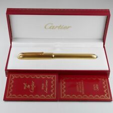 Louis Cartier Gold Plated Fountain Pen F (Excellent) with Box  picture