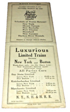 MARCH 1916 NEW HAVEN HARLEM RIVER NEW CANAAN BRANCHES PUBLIC TIMETABLE FORM 223 picture