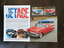 1957 Chevrolet Chevy 4-Page Original Article 124 picture