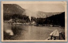 c1917 Swanson Bay British Columbia Wood Pulp Mill Now Ghost Town Real Photograph picture
