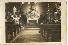 Church of Benamenil Interior Virgin Rosary Lot 4 Ancient CPA Photo Year 1910 picture
