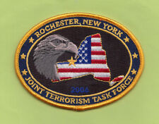 C39 *GMAN FBI ROCHESTER 2006 JTTF FEDERAL POLICE PATCH OCDETF HIDTA AGENT TERROR picture