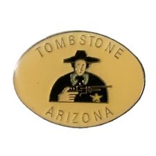 Vintage Tombstone Arizona Travel Sheriff Souvenir Pin picture