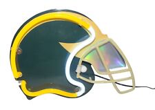 Michigan Wolverines Football Helmet Light Green Neon College Vintage Barware picture