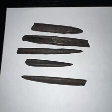 Lot Of 5 Native American Artifact Pre 1600 Bone Needle picture