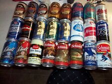 24 EMPTY Older MINNESOTA BEER CANS - Schells, Grain Belt. Gluek, ETC. Bar Tavern picture