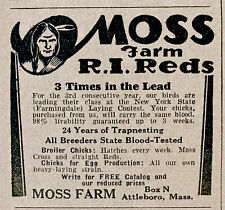 1926 AD(XH33)~MOSS FARM, ATTLEBORO, MASS. MOSS R.I. REDS picture