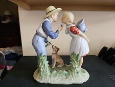 Gorham Norman Rockwell Four Seasons figurine SPRING - Beguiling Buttercup 1st Ed picture