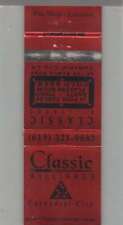 Matchbook Cover - Billiards Classic Billiards Cathedral City , CA picture