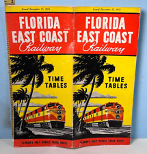 1951 Florida East Coast Railway Time Tables Double Track Route picture