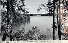 RPPC Kenora ON Ontario Canada Lake Of The Woods Real Photo 1945 Postcard Vintage picture