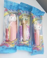 3pcs PEZ Candy & Dispenser Hello Kitty & Star Warz Yoda assorted fruit exp.2027 picture