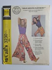 McCall's 3230 wrap-around pantsuit Uncut Factory Folded  Size Large 30-32 VNTGE picture