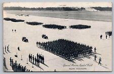 Postcard Army General Review Keesler Field Biloxi Mississippi picture