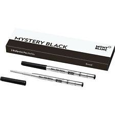 Montblanc Ballpoint Pen Refills (B) Mystery Black 116191 – Refill Cartridges ... picture