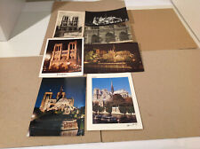 Lot of 7 Post Cards Notre Dame Cathedral Paris 2 RPPC Guy Yvon  used & unused  8 picture