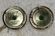 Two Click Mason Caps Vintage Metal Lids For Mason Jars picture