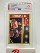 1979 Topps Rocky II #58 Bloody Confrontation Balboa Apollo Creed PSA picture