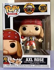 Funko Pop Rocks: AXL ROSE (White Shirt) #397 Guns N Roses w/Protector IN HAND picture