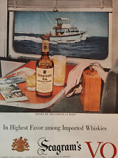 1953 Esquire Original Art Ad Advertisements SEAGRAM's VO Whisky Bostonian Shoes picture
