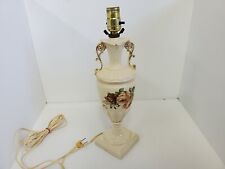 Asian Style Leviton Ceramic Electric Lamp with flowers  picture