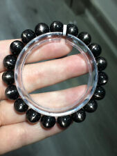 10mm Genuine Natural Golden Luck Stone Gemstone Round Beads Bracelet AAAAA picture