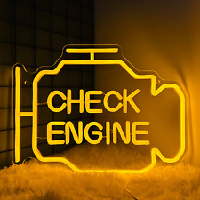 Check Engine Neon Sign,Neon Lights Engine,Auto Neon Signs, LED Neon Lights picture