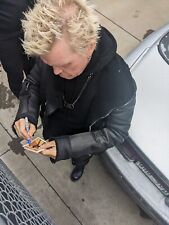 Billy IDOL AUTOGRAPHED 1987 PANINI Smash Hits Card Signed In Person PHOTO Match picture