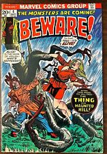 Beware The Monsters Are Coming #4 (Sept 1973, Marvel) 6.5 picture