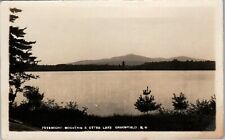 Vintage RPPC Greenfield New Hampshire Postcard Peterboro Mountain Otter Lake picture
