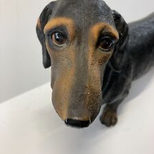 Dachshund Dog Statue Figurine Wiener Sausage Doxie Standing Door Stop 16
