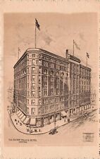 Denver CO Colorado The Brown Palace Hotel Artist Advertising Vtg Postcard A39 picture