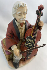 Melody In Motion Old Man Playing Cello in Music Box picture