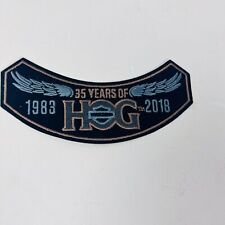 HOG Harley-Davidson 35 Years of H.O.G. Owners Group 1983-2018 Collectible Patch picture