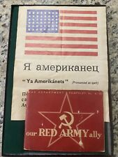 WW2 Russian Recognition Document and Language Guide Original Shipping Included picture