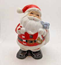 Vintage HomCo Santa with Mouse Coin Bank 5212 WITH STOPPER picture